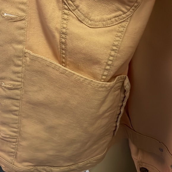 Torrid Light Pink Denim Jacket Size 3 - Picture 5 of 5